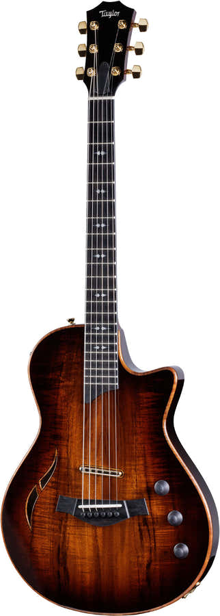 T5z Custom Koa Hawaiian Koa Top Shaded Edgeburst