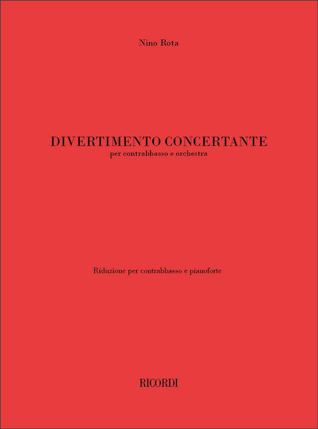 Rota - Divertimento Concerte - Contrebasse Piano
