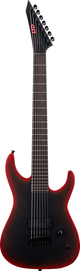 M-7 Baritone HT Black Metal Red Burst Satin