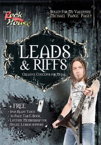Michael Paget Of Bullet For My Valentine - Leads & Riffs Creative Concepts For Metal Rock House DVD