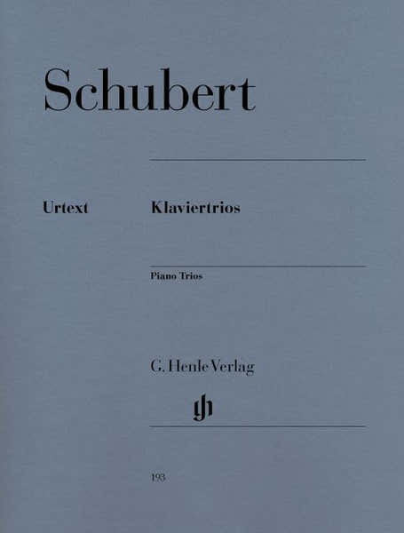 Henle Verlag Schubert F. - Piano Trios