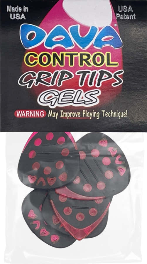 Plectrums Grip Tips Gel Tip Zakje van 6 Stuks