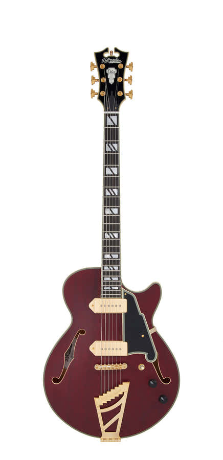 Deluxe SS Baritone zijdeglans transparant wijnrood