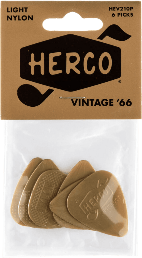 Zakje met 6 Plectrums Vintage '66 Light