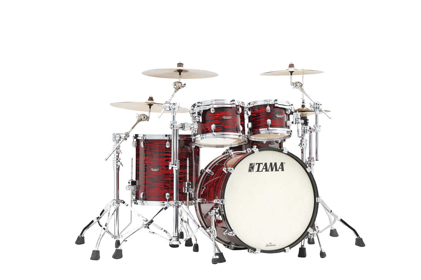 Starclassic Maple Stage 22 Chrome / Red Oyster