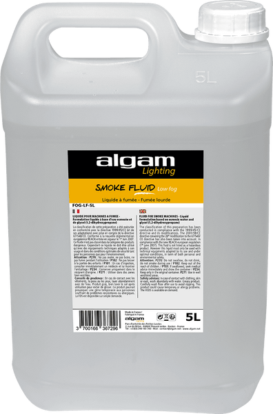 Algam Lighting Liquide à Fumée Lourde 5L