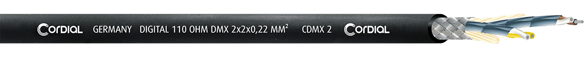 Bobine DMX 2 Paires 0,22Mm Double Blindage - 100M