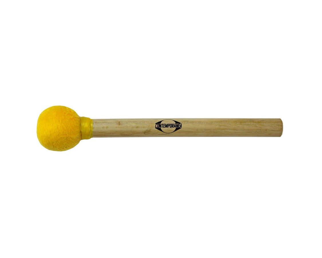 G-BS02y - Mailloche De Surdo Jaune Bois 30CM