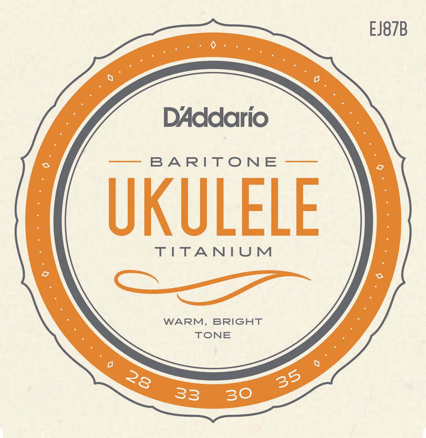EJ87b Titanium Ukulélé Strings Baritone