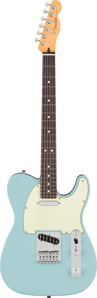 Telecaster 75 Jaar Player II, Palissander toets. Daphneblauw