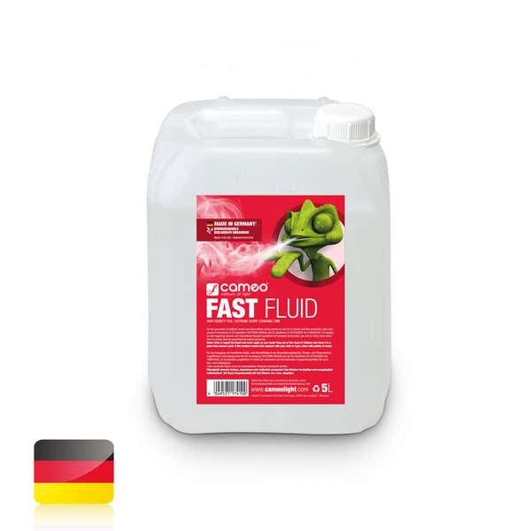 Cameo SNELLE VLOEISTOF 5L - ZEER HOGE DICHTHEID EN ZEER KORTE VLOEISTOF VOOR ROOKMACHINES - 5L