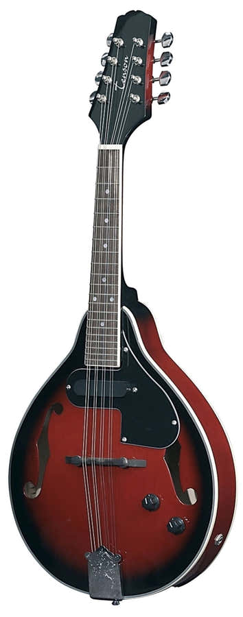 Mandoline Folk A-1E Black Cherry