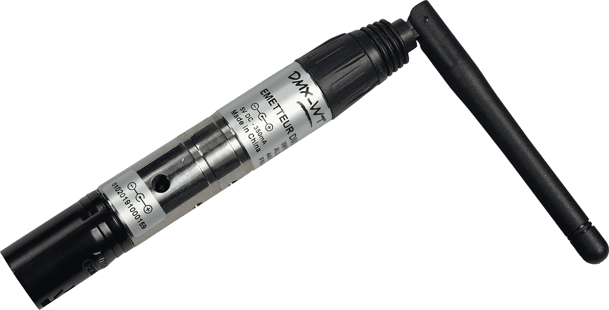 DMX-WT Draadloze DMX-zender mannelijk 3-polig