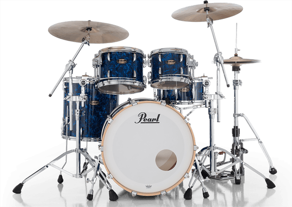 Pearl Masters Maple Gum Stage 22 GYROLOCK-l Blauwe Abalone