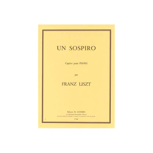Listz - Un SOSPIRO-caprice Poétique 3 - Piano