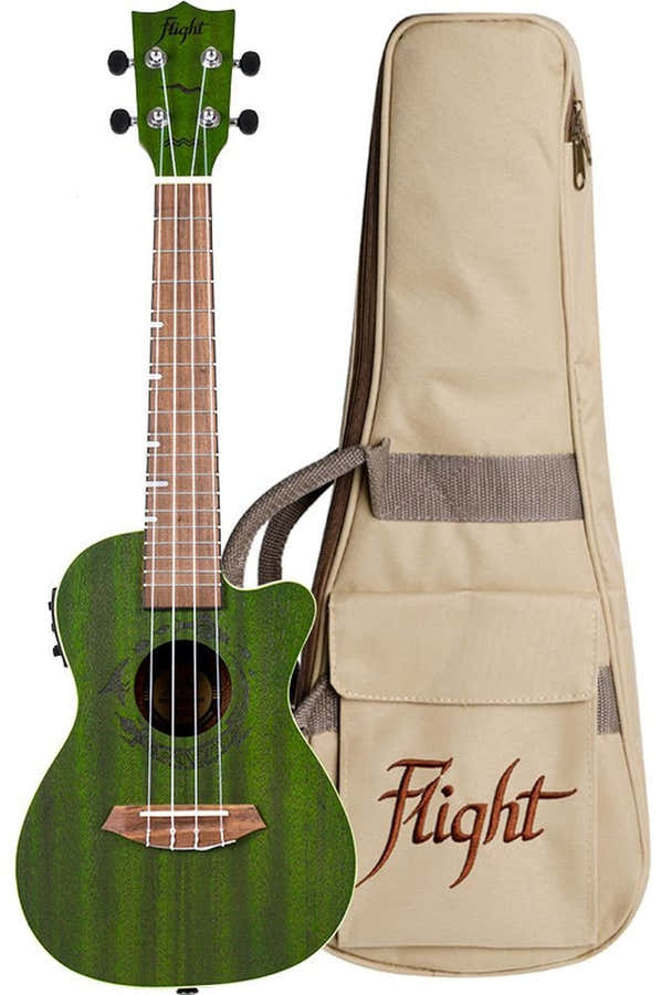 Flight: Gemstone DUC380 Elec Con Ukulele - Jade