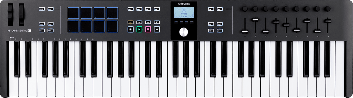 Keylab Essential 61 MK3 Zwart