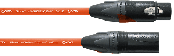 Microfoonkabel XLR 5 M Oranje
