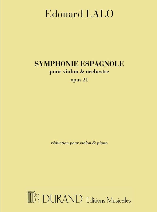 Lalo - Spaanse symfonie Opus 21 - Viool en piano