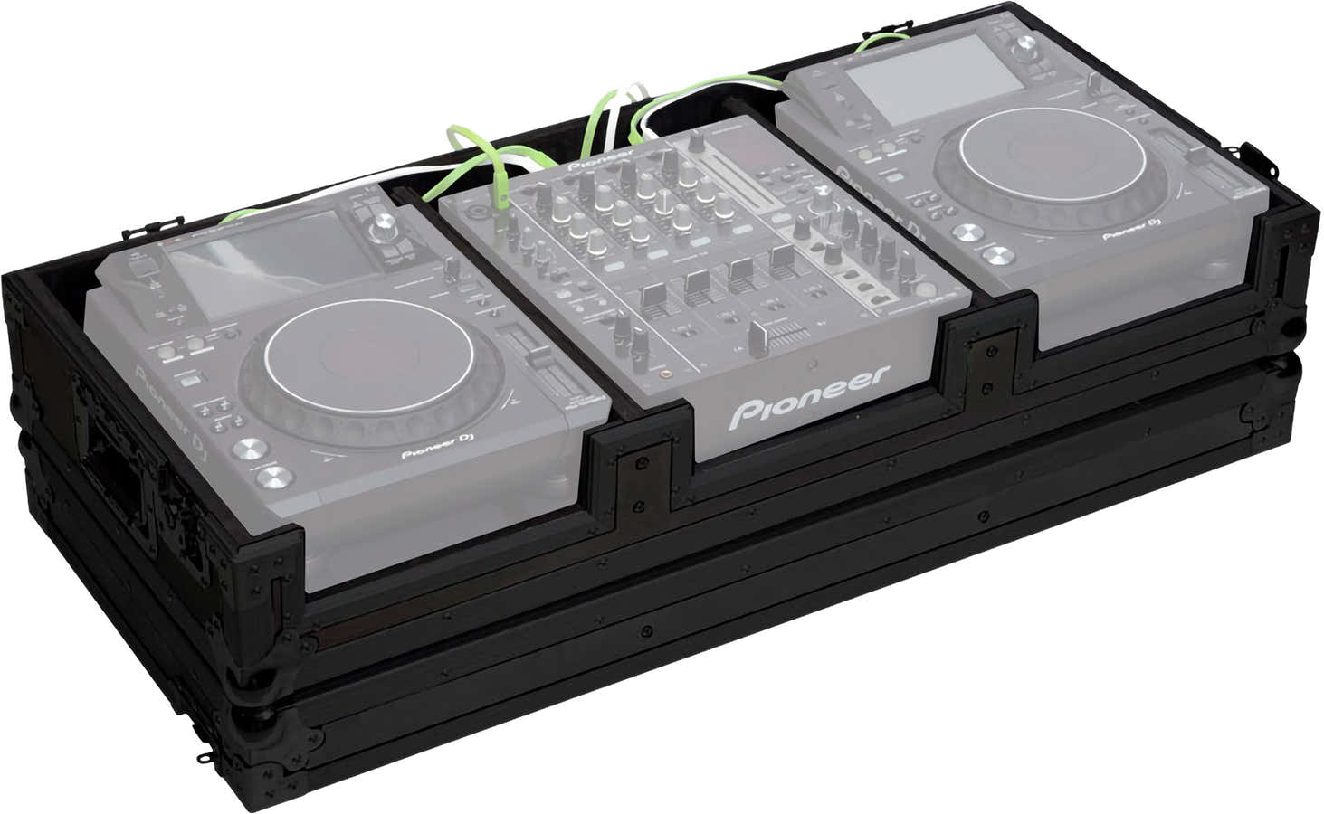 Flight DJ-console CDJ-2000NXS2 / DJM-750 Zwart
