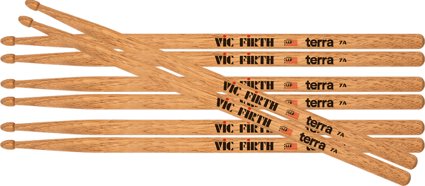 Vic Firth Pack 4 Paires 7A American Classic Terra