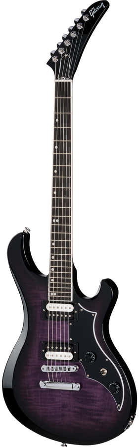 Victory Figured Top Dark Purple Burst Modern