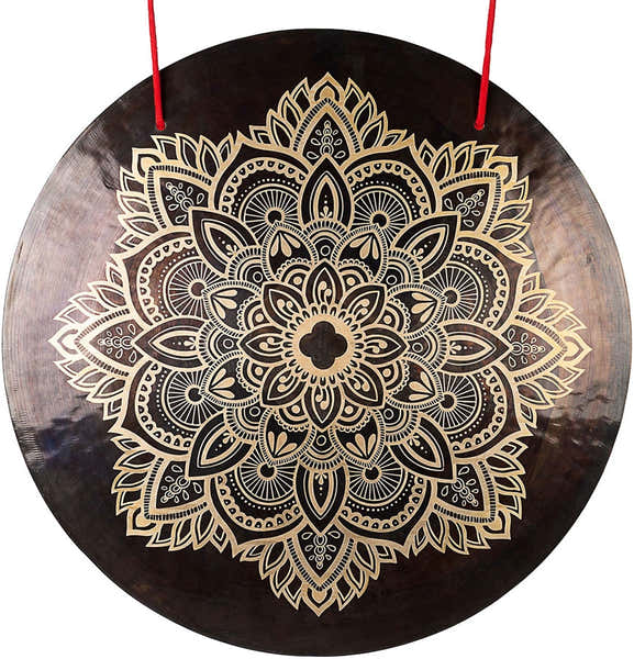 Sela Percussion Wind Gong 20" Mandala floral