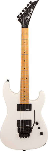 Jackson Guitars Pro Origins 1985 San Dimas SD1 HH FR MN Sneeuwwit