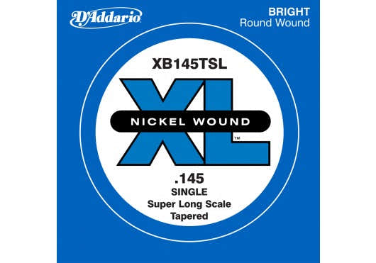 XB145T Nickel Wound Single String Super Long Scale 145 Tapered