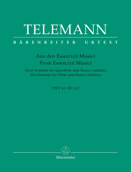 Barenreiter Telemann G. PH. - Two Sonatas - Violon et BC