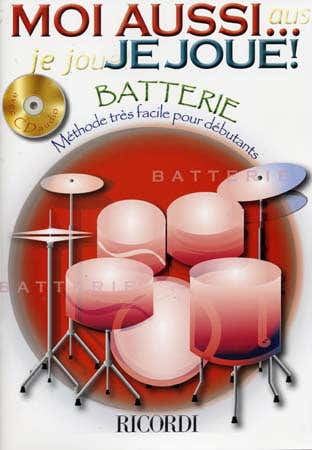 Ricordi Moi Aussi ... Je Joue ! + CD - Batterie