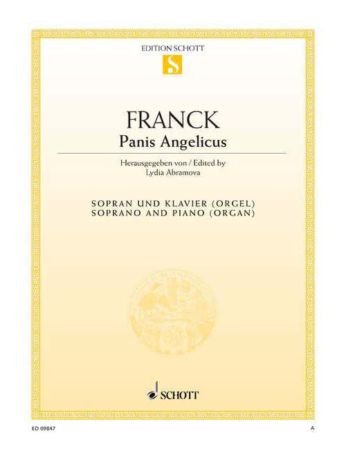 Franck - Panis Angelicus La Majeur - Soprano et Piano (orgue)