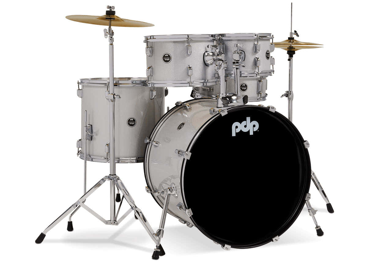 E-DRUMSETS CENTERSTAGE DIAMOND WHITE SPARKLE PDCE2215KTDW