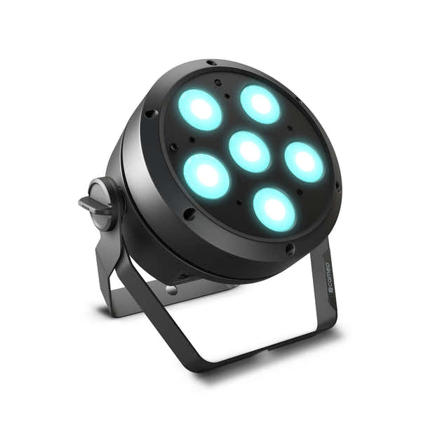 Cameo Root Par 6 - Projecteur Par RGBaw + Uv 6 X 12 W