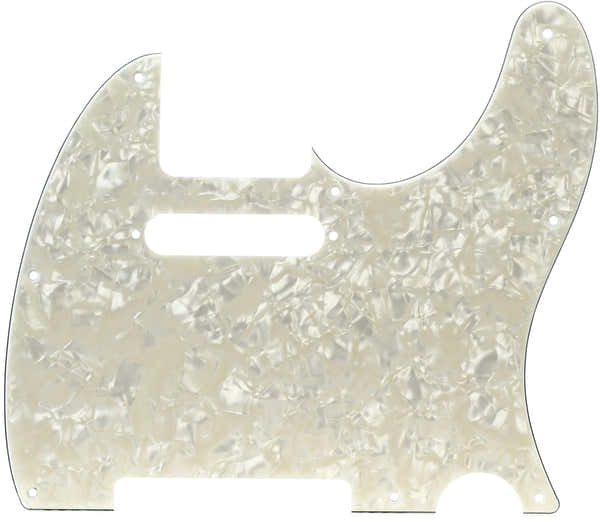 Fender Pickguard Tele Aged White Pearl