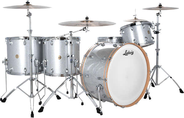 Ludwig Drums LCO5165SDIR - Continental Series 26"/ 5Pcs - Silver Sparkle