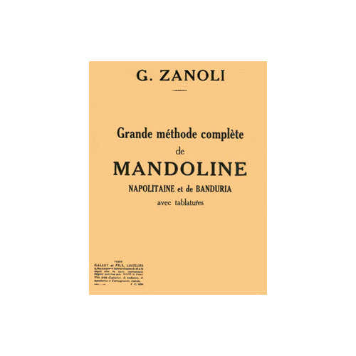 Méthode complète de mandoline napolitaine avec tablatures