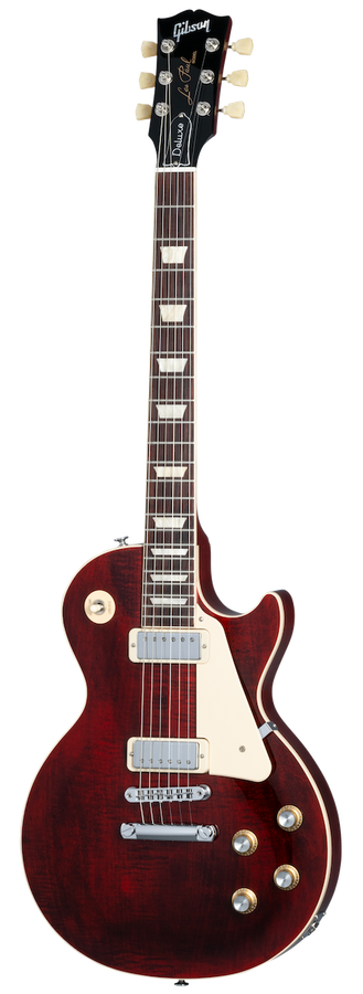 Les Paul Deluxe 70s Plain Top Wine Red Original