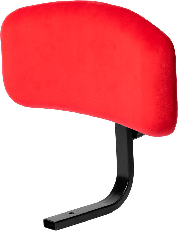 Rugleuning voor drumkruk rood