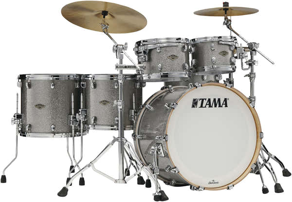Tama WBR52RZS-SSS - Starclassic Walnut/Birch Studio 22" Rookzilver met glinstereffect