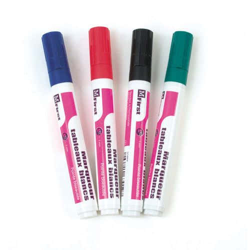 Etui De 4 Marqueurs Pour Tableau