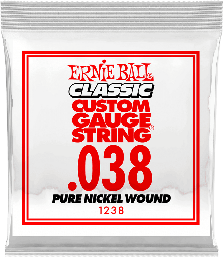 .038 CLASSIC PURE NICKEL WOUND ELECTRIC GUITAR STRINGS
