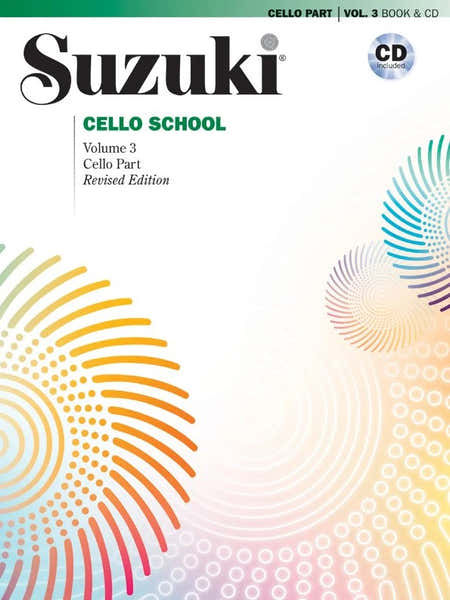 Alfred Publishing Suzuki Cello School Vol.3 +CD