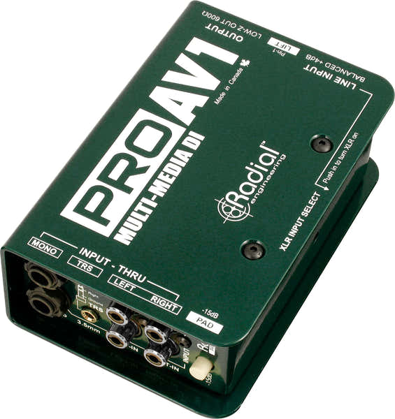 Radial Pro AV1 Di Passive Mulitmedia Mono