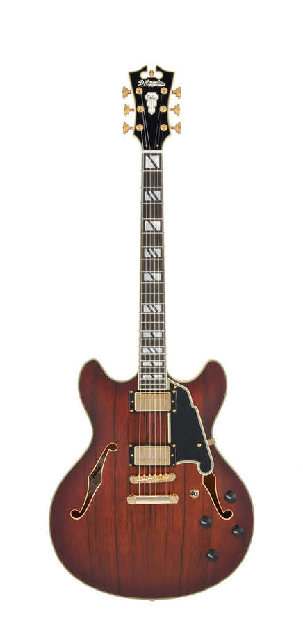 Deluxe DC Satin Brown Burst
