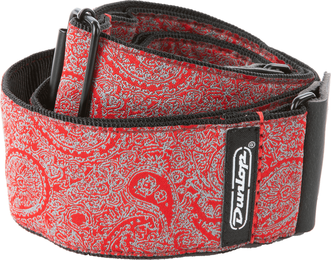 Jacquard Paisley Red