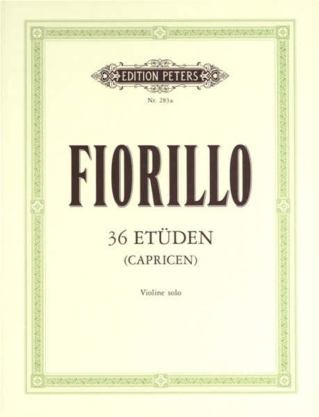 FIORILLO FEDERIGO - 36 STUDIES (CAPRICES) - VIOOL