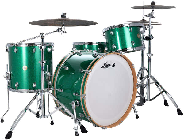 Ludwig Drums LCO5024GDIR - Continental Series 22"/ 4Pcs - Green Sparkle