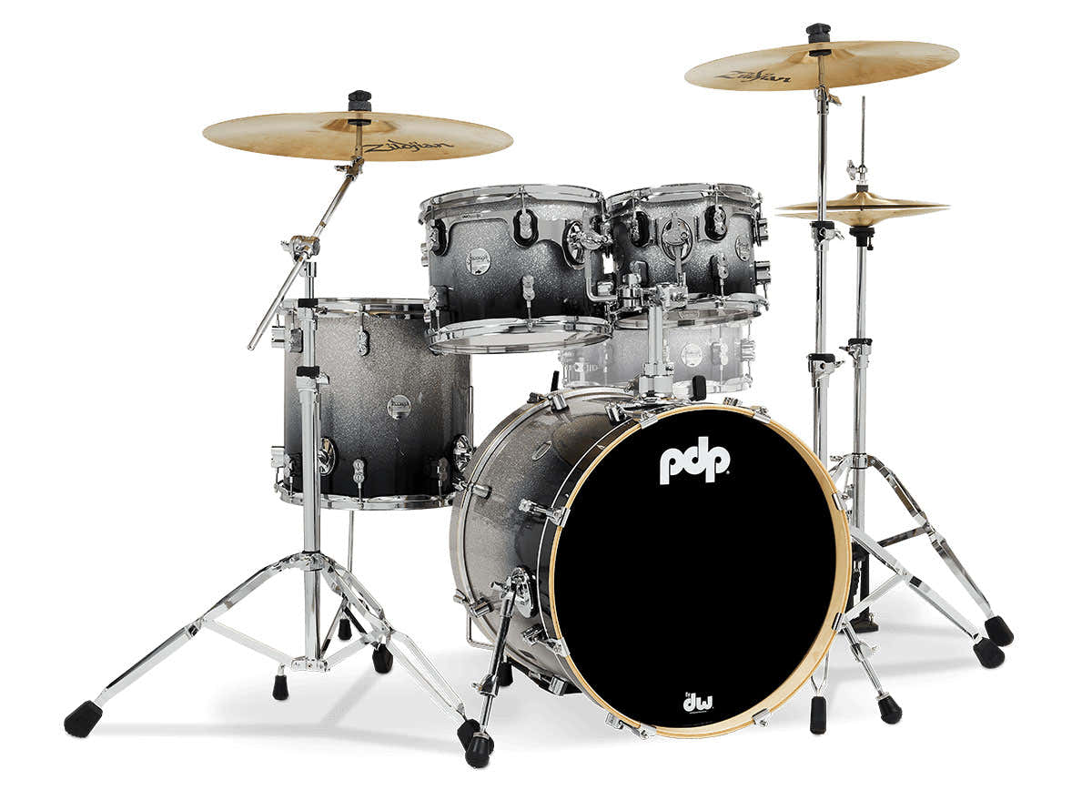 Fusion 20 Concept Maple Silver To Black Fade