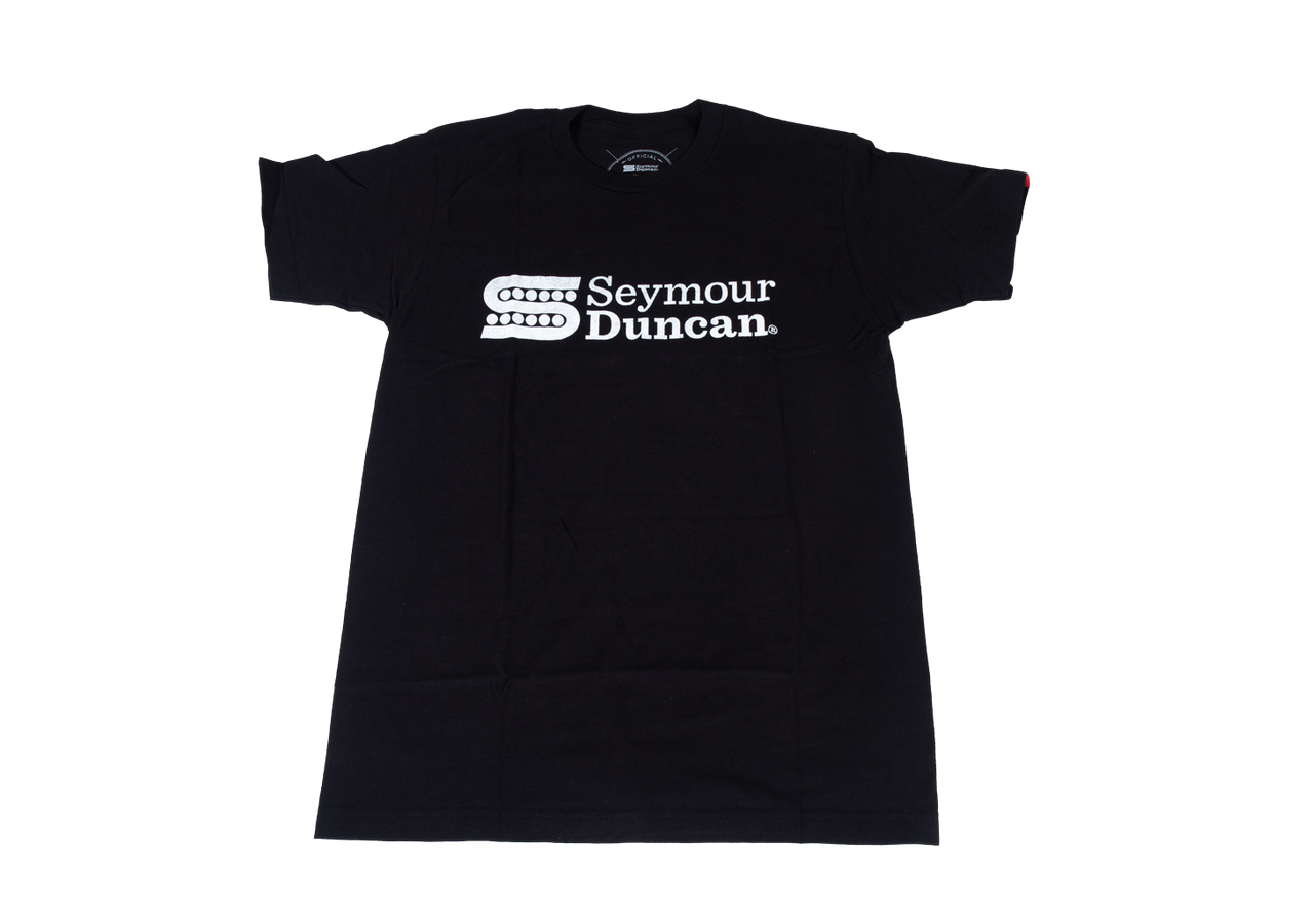 "L" Textile T-Shirt Logo Noir